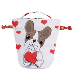 Animation Dog Cute Animate Comic Drawstring Bucket Bag by Sudhe