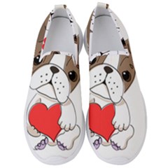 Animation Dog Cute Animate Comic Men s Slip On Sneakers by Sudhe