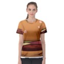 Hamburger Cheeseburger Burger Lunch Women s Sport Mesh Tee View1