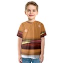 Hamburger Cheeseburger Burger Lunch Kids  Sport Mesh Tee View1