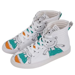 Baby Cute Child Birth Happy Men s Hi-top Skate Sneakers by Sudhe