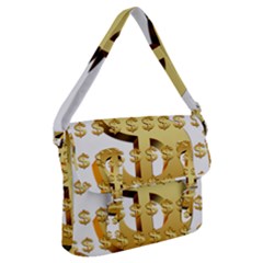 Dollar Money Gold Finance Sign Buckle Messenger Bag by Mariart