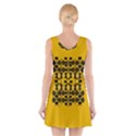 Jungle Elephants V-Neck Sleeveless Dress View2