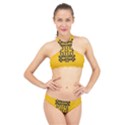 Jungle Elephants High Neck Bikini Set View1