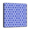 Hexagonal Pattern Unidirectional Blue Mini Canvas 8  x 8  (Stretched) View1