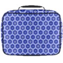 Hexagonal Pattern Unidirectional Blue Full Print Lunch Bag View2