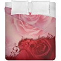 Elegant Floral Design, Wonderful Roses Duvet Cover Double Side (California King Size) View1