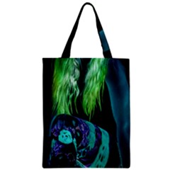 Digital Art Woman Body Part Photo Zipper Classic Tote Bag