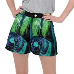 Digital Art Woman Body Part Photo Stretch Ripstop Shorts