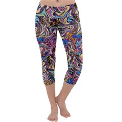 Ml 137 Capri Yoga Leggings by ArtworkByPatrick