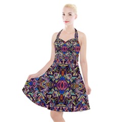 Ml 137 1 Halter Party Swing Dress 