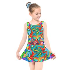 Ml 138 Kids  Skater Dress Swimsuit