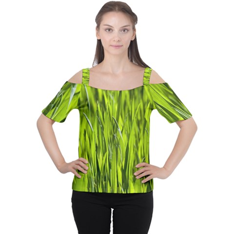 Agricultural Field   Cutout Shoulder Tee by rsooll