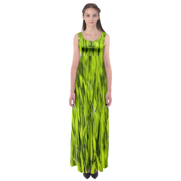 Agricultural field   Empire Waist Maxi Dress