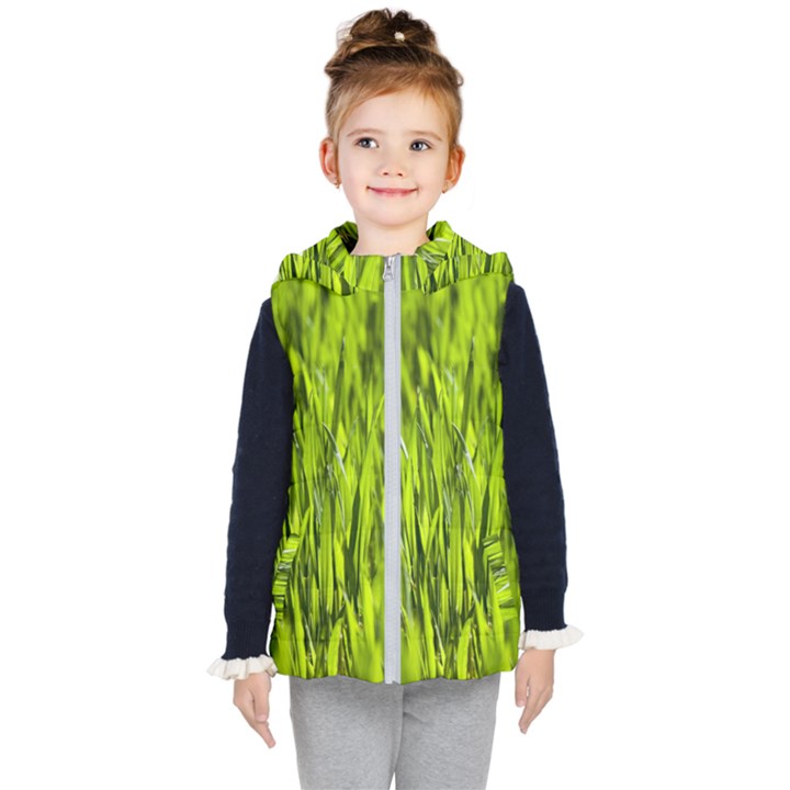 Agricultural field   Kids  Hooded Puffer Vest