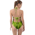 Agricultural field   Halter Cut-Out One Piece Swimsuit View2