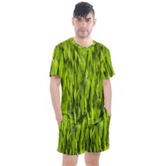 Agricultural Field   Men s Mesh Tee And Shorts Set