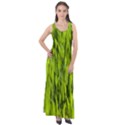 Agricultural field   Sleeveless Velour Maxi Dress View1