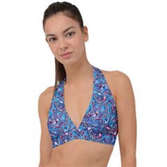 Ml 140 Halter Plunge Bikini Top