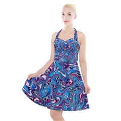 Ml 140 Halter Party Swing Dress 