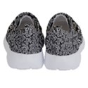 Black And White Abstract Kids  Velcro No Lace Shoes View4