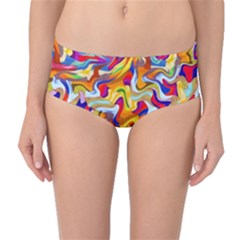 Ml 141 Mid-waist Bikini Bottoms by ArtworkByPatrick