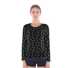 Geckos Pattern Women s Long Sleeve Tee