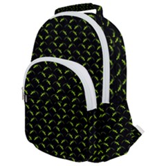 Geckos Pattern Rounded Multi Pocket Backpack