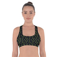 Geckos Pattern Cross Back Sports Bra by bloomingvinedesign