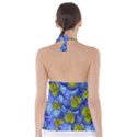 Flowers Pansy Background Purple Babydoll Tankini Top View2