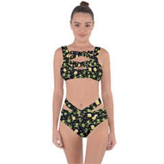 St Patricks Day Pattern Bandaged Up Bikini Set  by Valentinaart