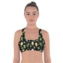 St Patricks day pattern Cross Back Sports Bra View1