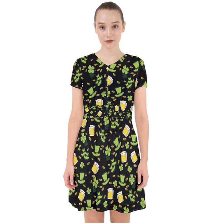 St Patricks day pattern Adorable in Chiffon Dress