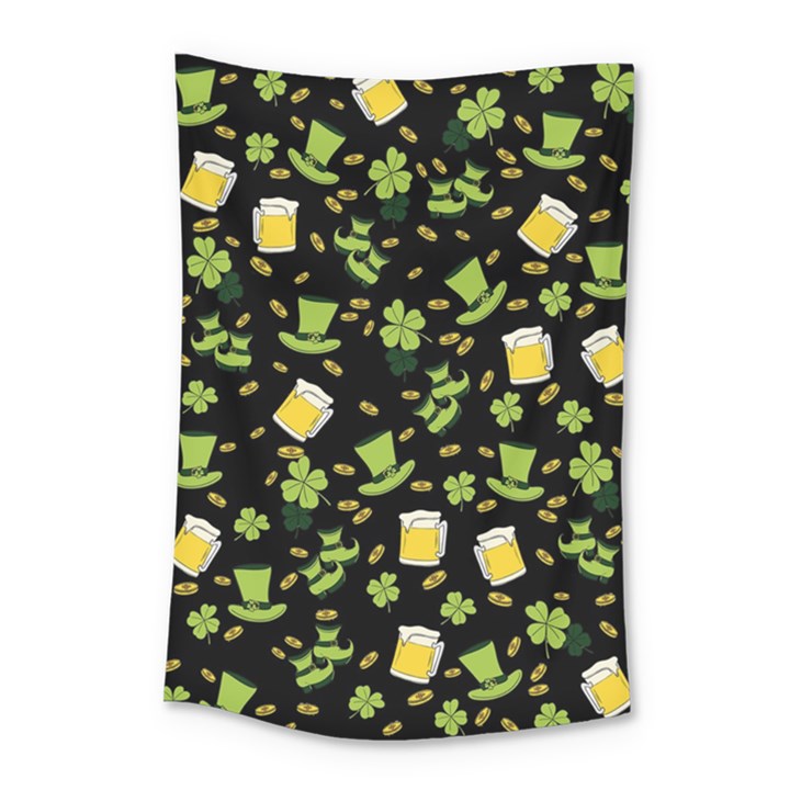 St Patricks day pattern Small Tapestry