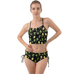 St Patricks Day Pattern Mini Tank Bikini Set by Valentinaart