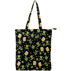 St Patricks Day Pattern Double Zip Up Tote Bag by Valentinaart