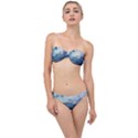 Wonderful Elegant Floral Design Classic Bandeau Bikini Set View1