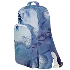 Wonderful Elegant Floral Design Double Compartment Backpack by FantasyWorld7