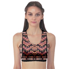 Nature Flower Girls Sports Bra by pepitasart