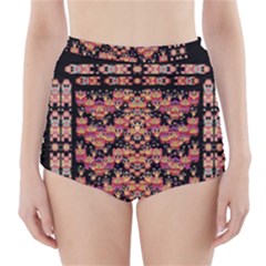 Nature Flower Girls High-waisted Bikini Bottoms by pepitasart