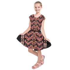 Nature Flower Girls Kids  Short Sleeve Dress by pepitasart