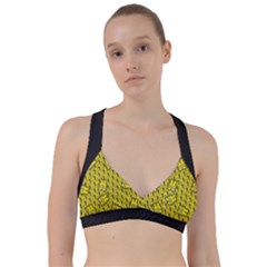 Gilet Jaune Pattern Yellowvests Cowcow Gilet Jaune Pattern Funny Yellow Vests Sweetheart Sports Bra by snek