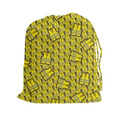 Gilet Jaune Pattern Yellowvests Cowcow Gilet Jaune Pattern Funny Yellow Vests Drawstring Pouch (xxl) by snek