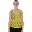 Gilet Jaune Pattern Yellowvests Cowcow Gilet Jaune Pattern Funny Yellow Vests Velvet Tank Top View1