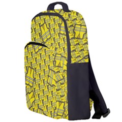 Gilet Jaune Pattern Yellowvests Cowcow Gilet Jaune Pattern Funny Yellow Vests Double Compartment Backpack