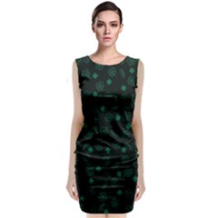 St Patricks Day Pattern Classic Sleeveless Midi Dress by Valentinaart