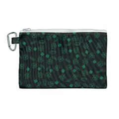 St Patricks Day Pattern Canvas Cosmetic Bag (large) by Valentinaart