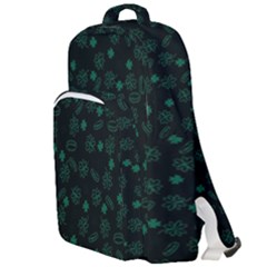 St Patricks Day Pattern Double Compartment Backpack by Valentinaart