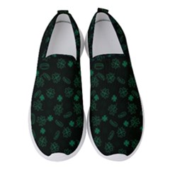 St Patricks Day Pattern Women s Slip On Sneakers by Valentinaart