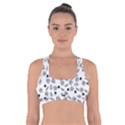 St Patricks day pattern Cross Back Sports Bra View1